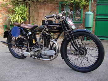 1926 350cc AJS G6 TT Model.